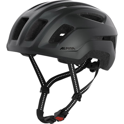 Abbigliamento sportivo olimpico alpina sports casco urbano paranus 59-61 nero opaco