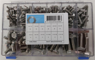 Surtido perno grifo d933 acero inoxidable a2