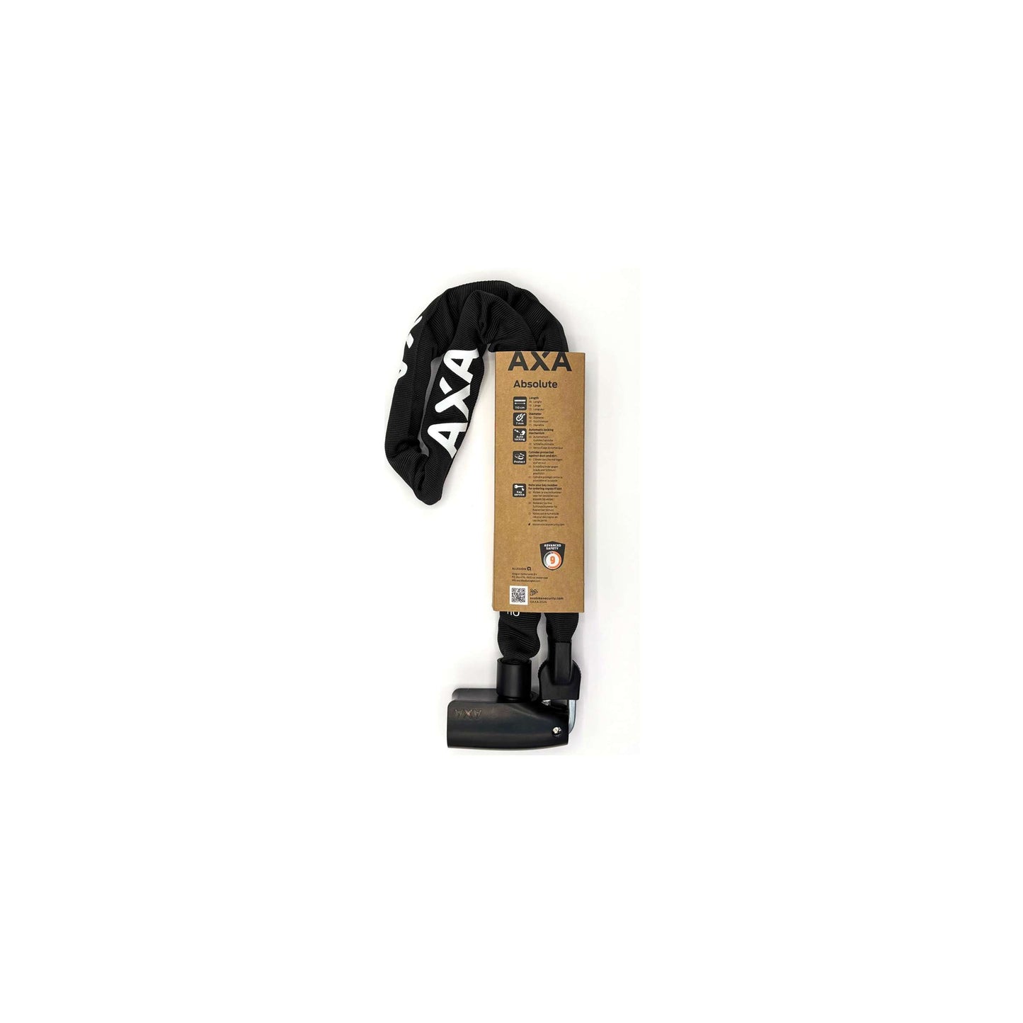 AXA Absolute 7-110 chain lock 110cm Level 9 Black