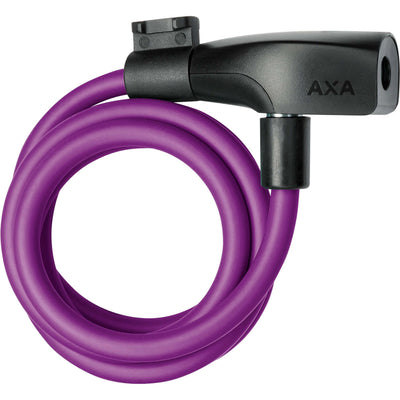 Candado de cable axa resolute 120 8 morado (tarjeta)