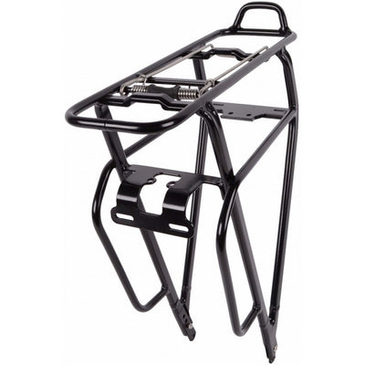 Portapacchi posteriore Olympic Sportswear atranvelo e-max gradini 26-28 alluminio nero