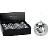 Sfera a specchio per lo styling della casa 8 cm argento