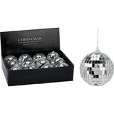 Home styling mirror ball 8cm silver - afbeelding 2
