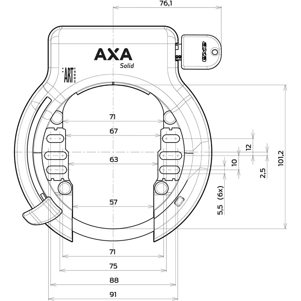 Axa Ringslot Solid (on Map) - Art 2