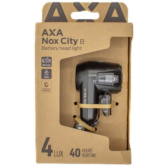 Faro anteriore Axa LED nox city alimentato a batteria headl nox city