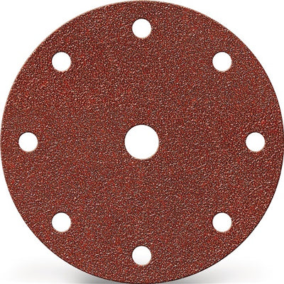 Plato lijador Promat tecwerk con cierre de velcro | vidrio 1 150 mm grano 240 | para madera metal corindón | agujero número 8 + 1 - 4000842197