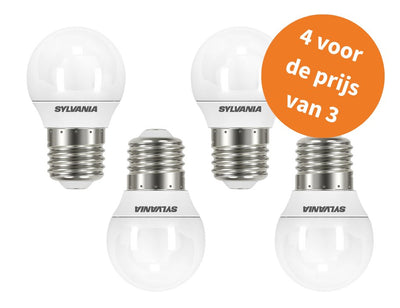 Lámpara LED LED de Sylvania E27 250 LM Mat 4 piezas