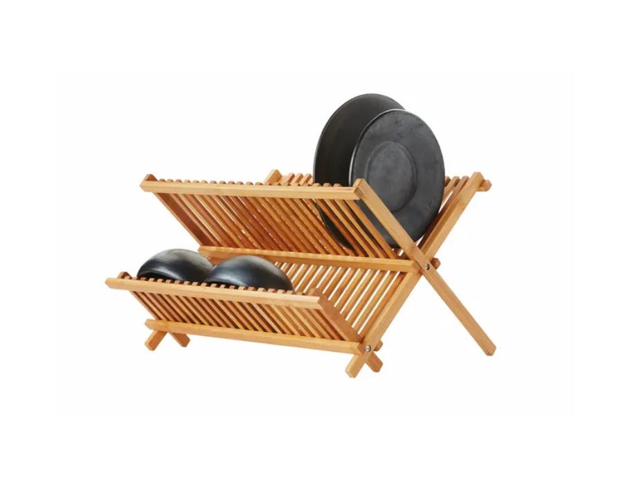 Punte Virgula Grow Rack Bamboo pieghevole