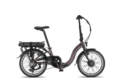 Bici pieghevole e-bici di altec comfort da 20 pollici 7-SPD. 518Wh Terra Brown M129 40nm -