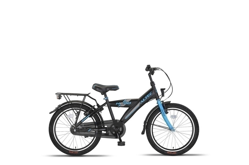 Altec hero 20 inch jongens v-brakes zwart blauw