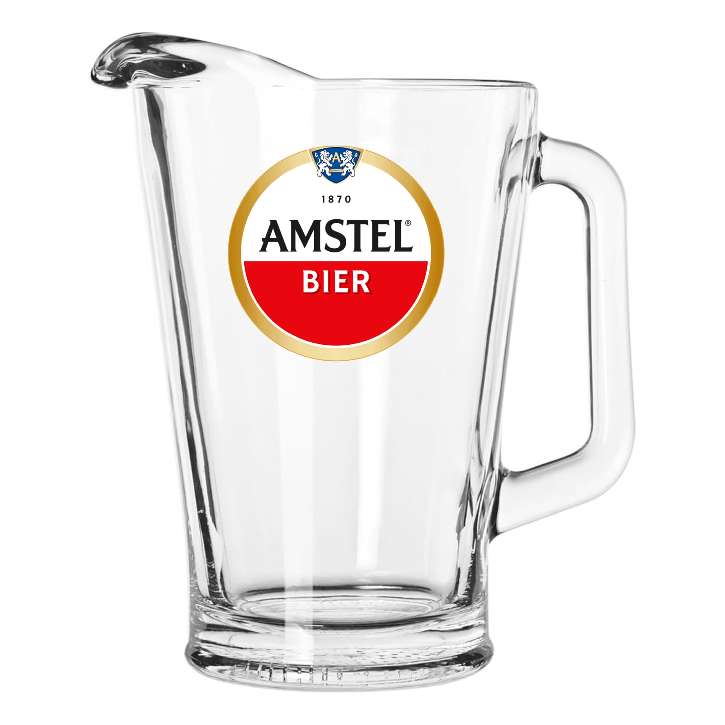 Brocca in vetro Amstel (1,5 litri)