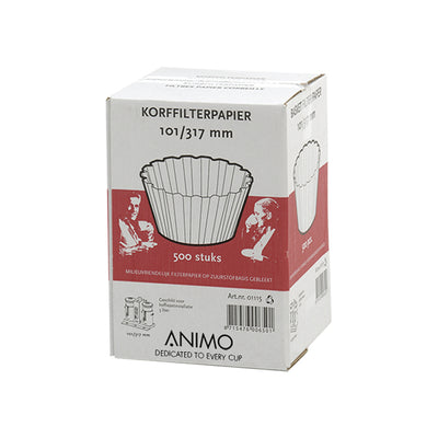 Papel de filtro de cesta Animo 101 317 (500 piezas)