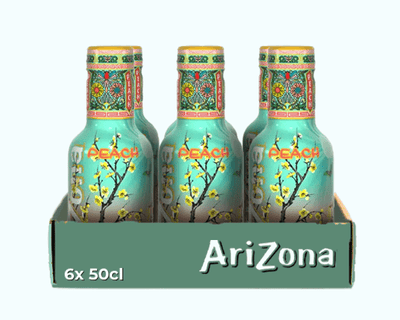 Tè verde Arizona tappo pesca (6x 50cl)