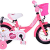 Volare Ashley Kinderfiets - Meisjes - 12 inch - Rood Roze