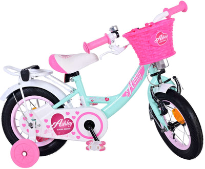 Bicicleta para niños de Vinare Ashley - Niñas - 12 pulgadas - Verde