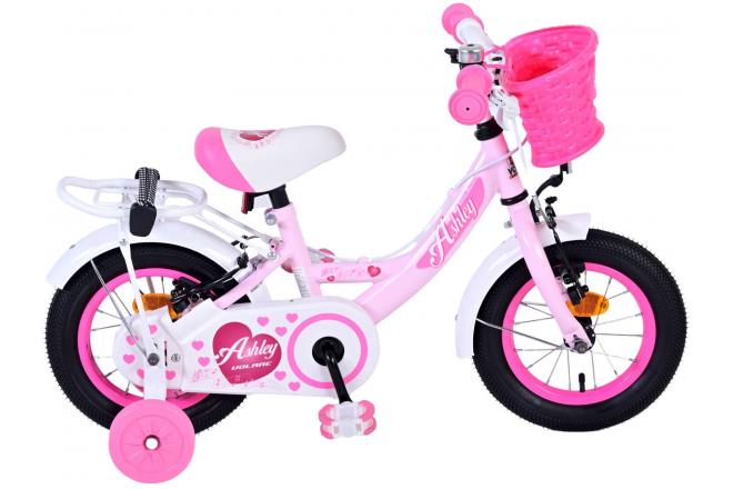 Bicycle per bambini di Vlatare Ashley - Girls - 12 pollici - Pink - Freni a due mani