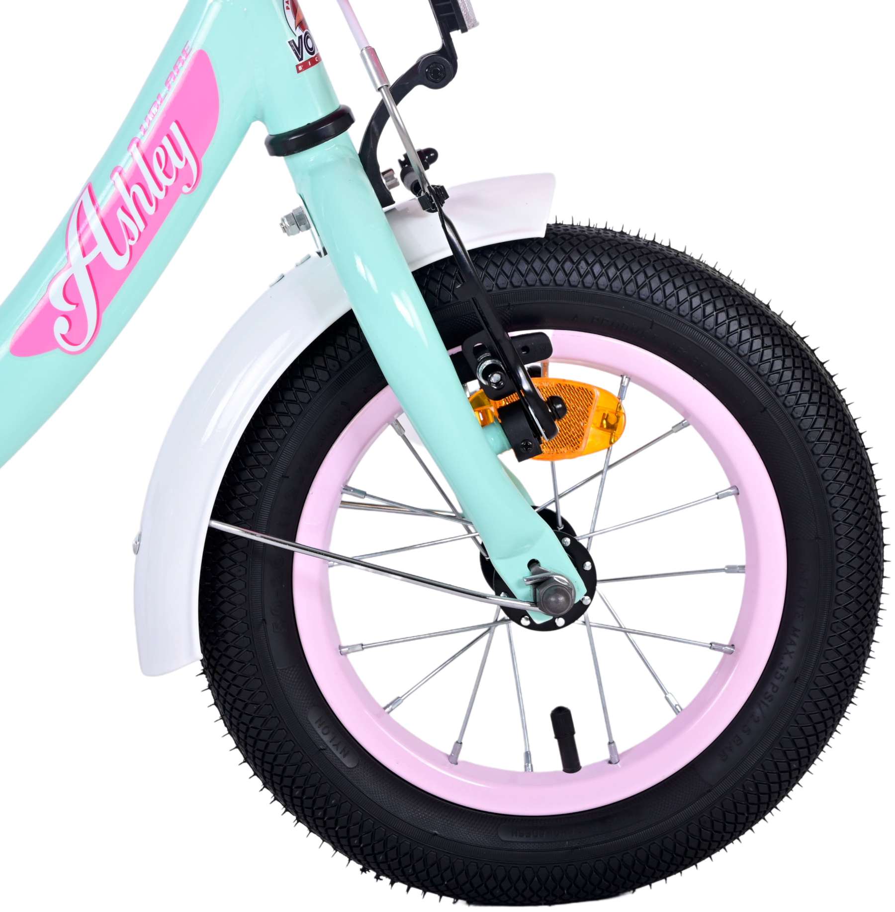 Bicicleta para niños de Vinare Ashley - Niñas - 12 pulgadas - Verde