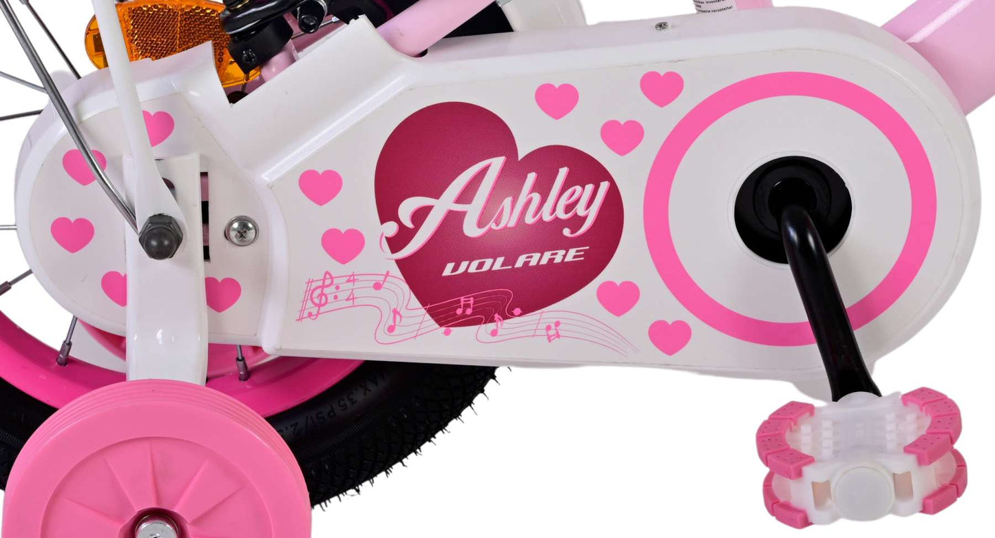 Bicycle per bambini di Vlatare Ashley - Girls - 12 pollici - Pink - Freni a due mani