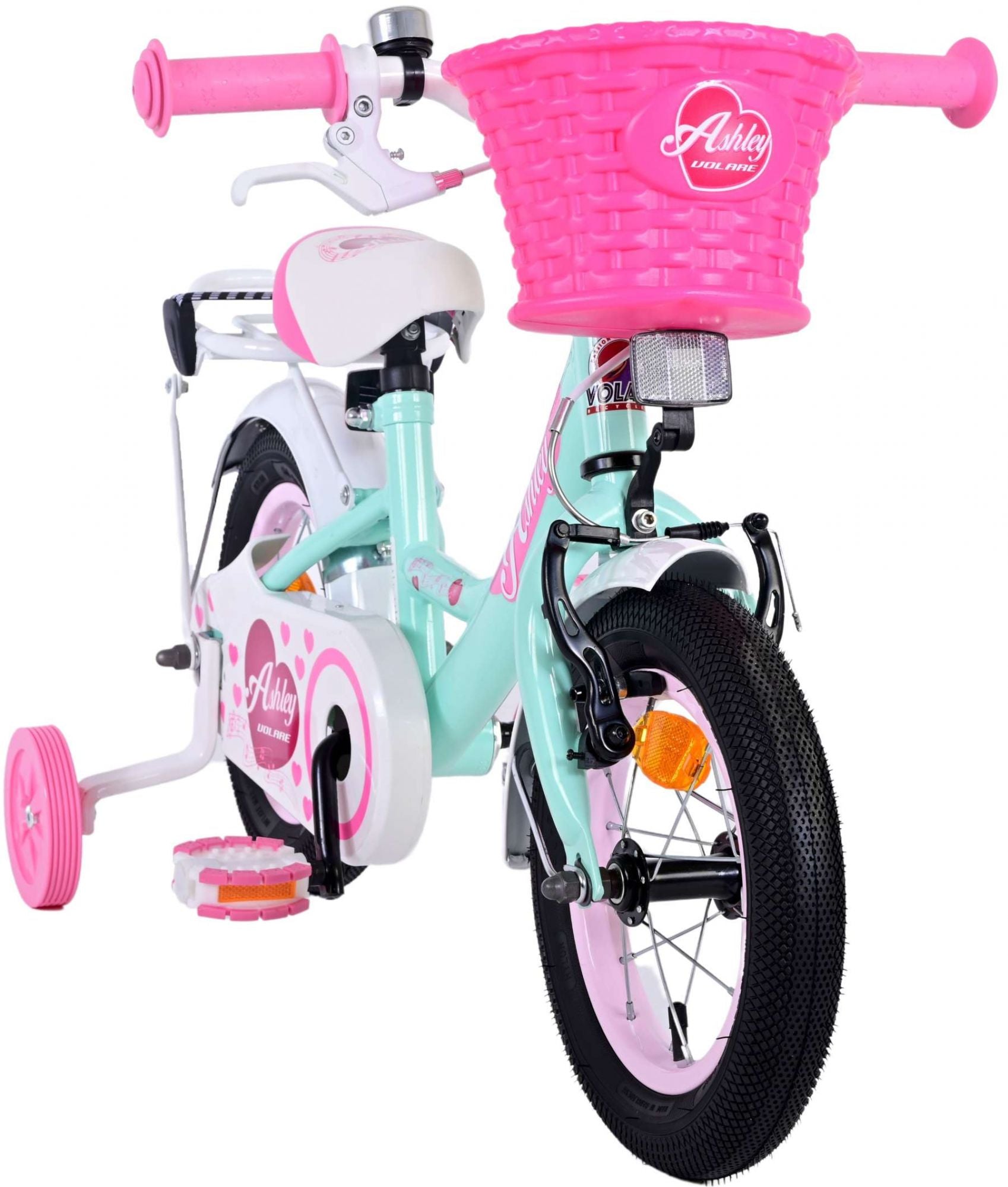 Bicicleta para niños de Vinare Ashley - Niñas - 12 pulgadas - Verde