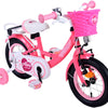 Volare Ashley Kinderfiets - Meisjes - 12 inch - Rood Roze