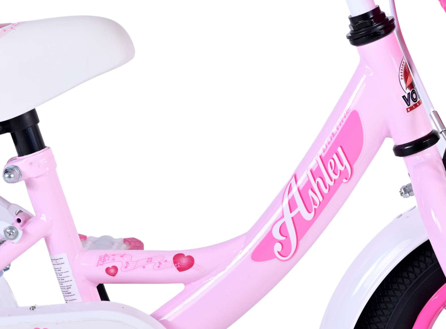 Bicycle per bambini di Vlatare Ashley - Girls - 12 pollici - Pink