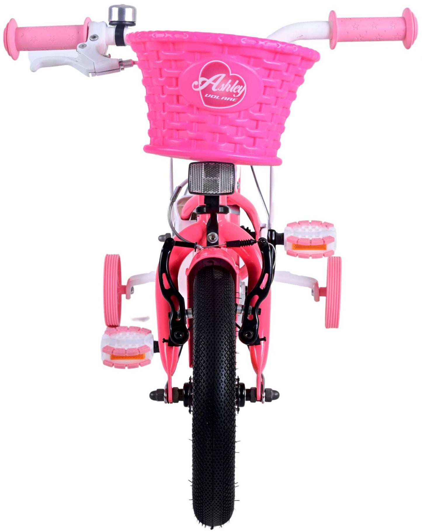 Bicycle per bambini di Vlatare Ashley - Girls - 12 pollici - rosa rosso