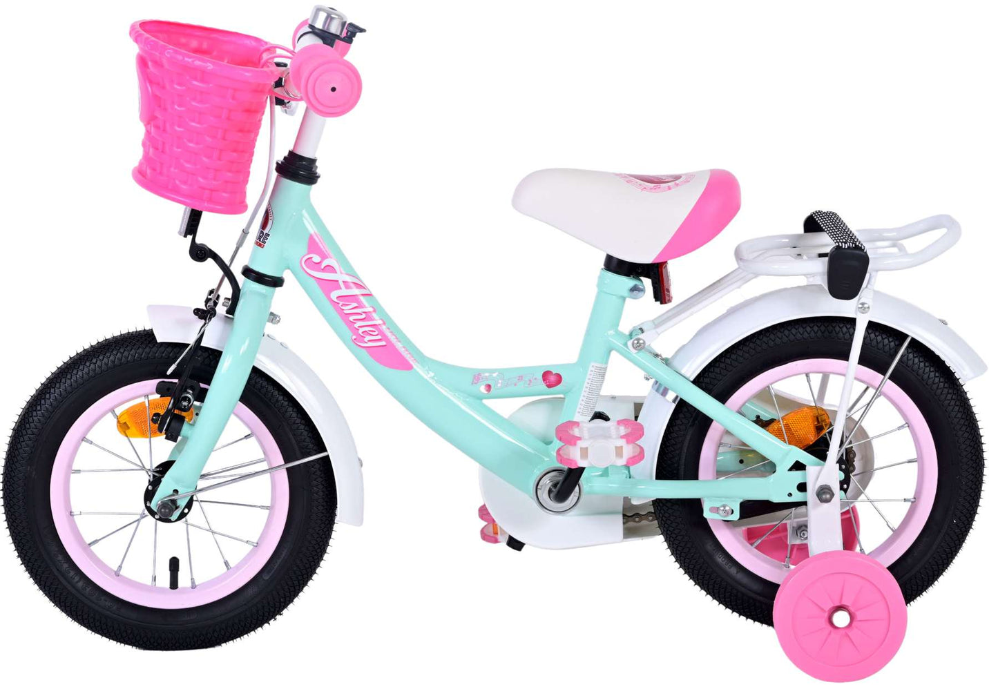 Bicycle per bambini di Vlatare Ashley - Girls - 12 pollici - Verde