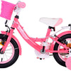 Volare Ashley Kinderfiets - Meisjes - 12 inch - Roze Rood - Twee handremmen