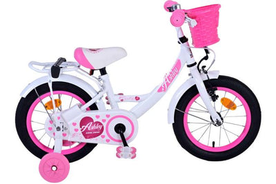 Bicycle per bambini di Vlatare Ashley - Girls - 14 pollici - Bianco