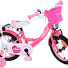 Volare Ashley Kinderfiets - Meisjes - 14 inch - Roze Rood - Twee Handremmen