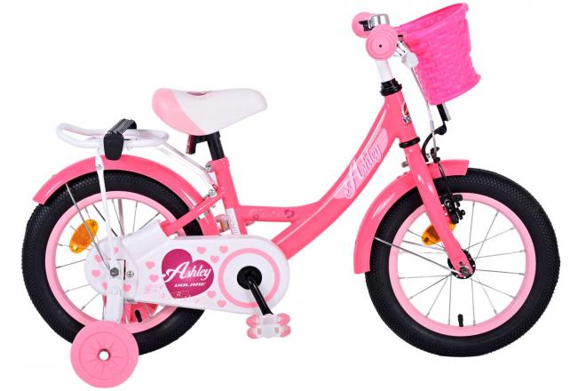 Bicycle per bambini di Vlatare Ashley - Girls - 14 pollici - rosso rosa