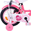Volare Ashley Kinderfiets - Meisjes - 14 inch - Roze Rood - Twee Handremmen