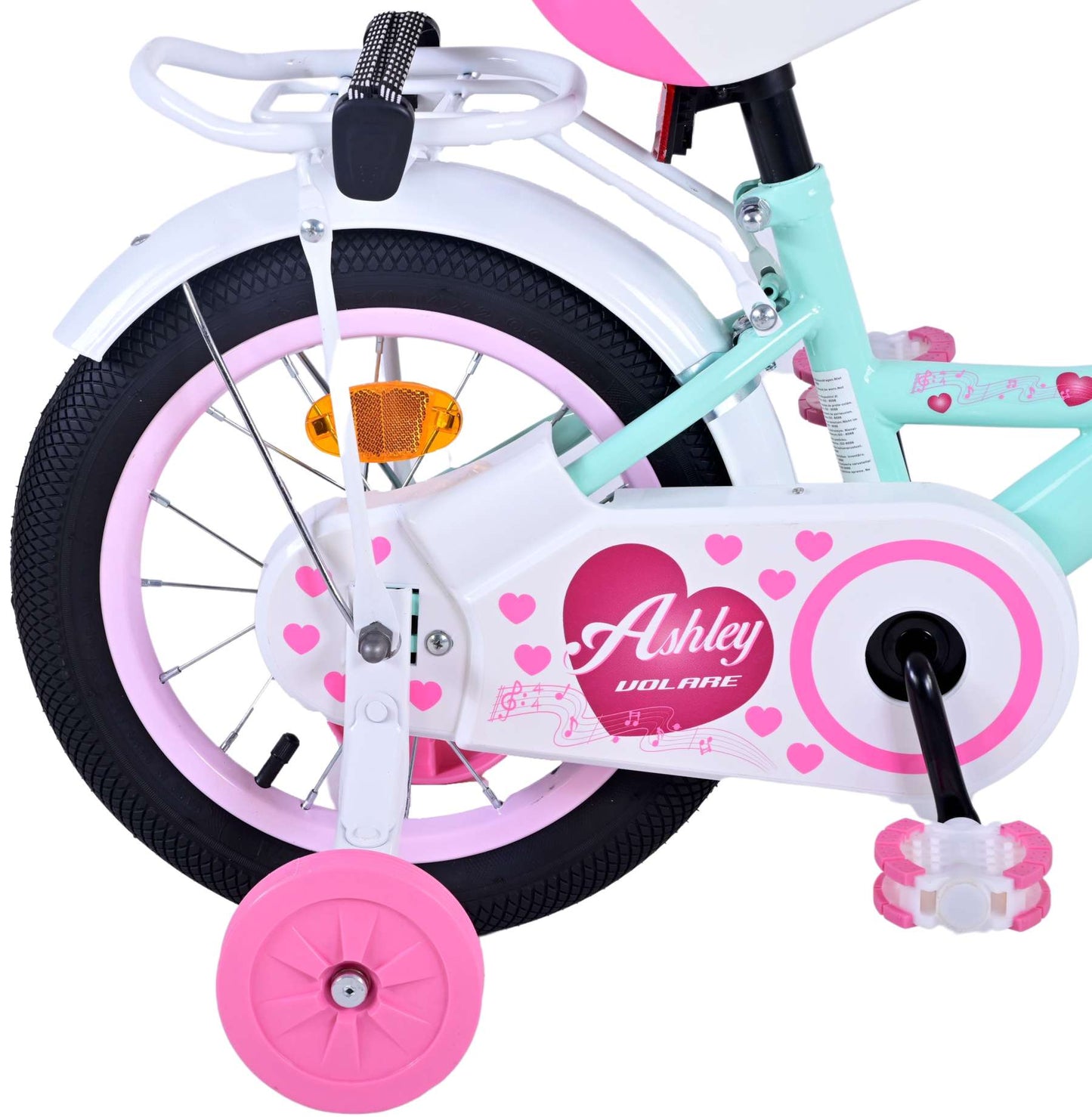 Bicycle per bambini di Vlatare Ashley - Girls - 14 pollici - Verde