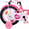 Volare Ashley Kinderfiets - Meisjes - 14 inch - Roze Rood