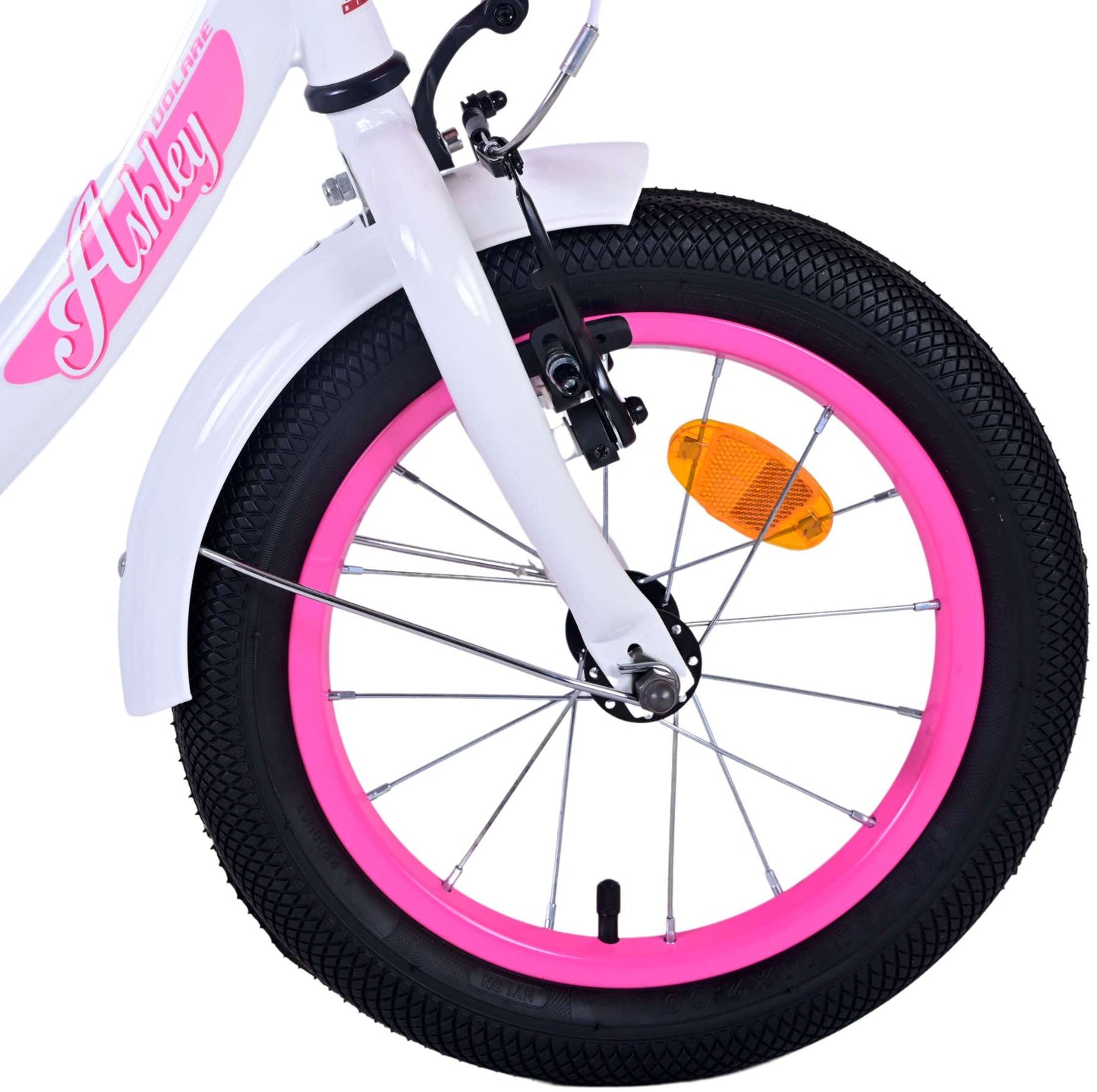 Bicycle per bambini di Vlatare Ashley - Girls - 14 pollici - Bianco