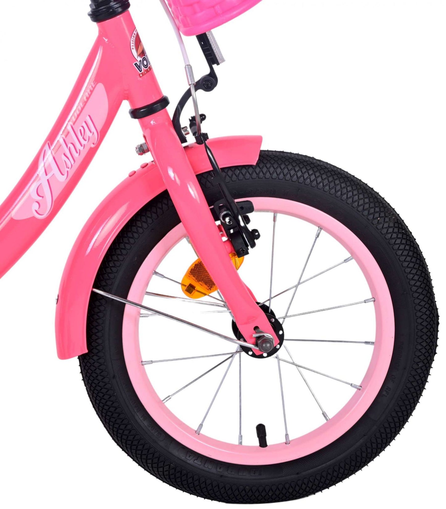 Bicycle per bambini di Vlatare Ashley - Girls - 14 pollici - rosso rosa