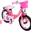 Volare Ashley Kinderfiets - Meisjes - 14 inch - Roze Rood - Twee Handremmen
