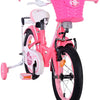 Volare Ashley Kinderfiets - Meisjes - 14 inch - Roze Rood