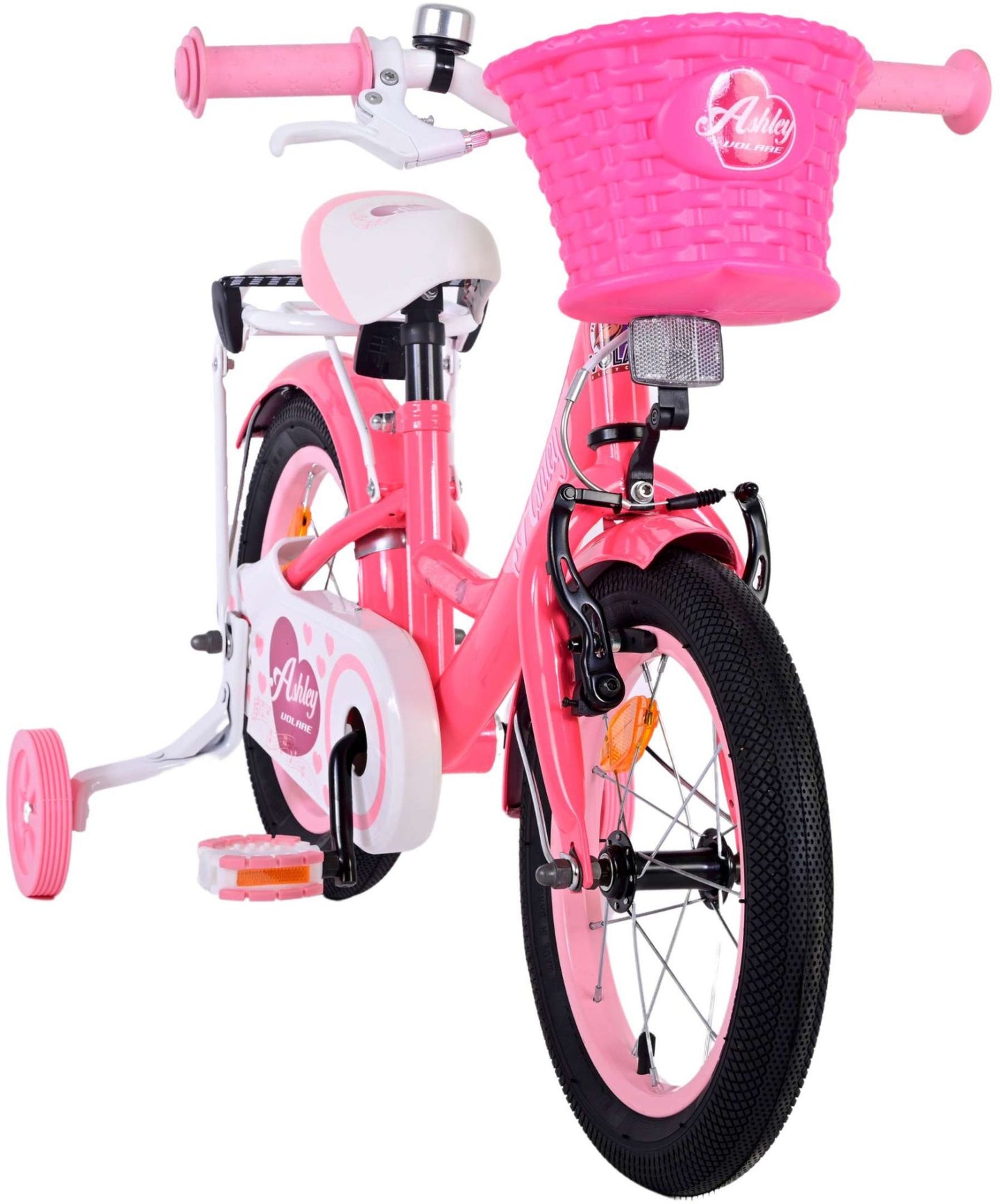 Bicycle per bambini di Vlatare Ashley - Girls - 14 pollici - rosso rosa