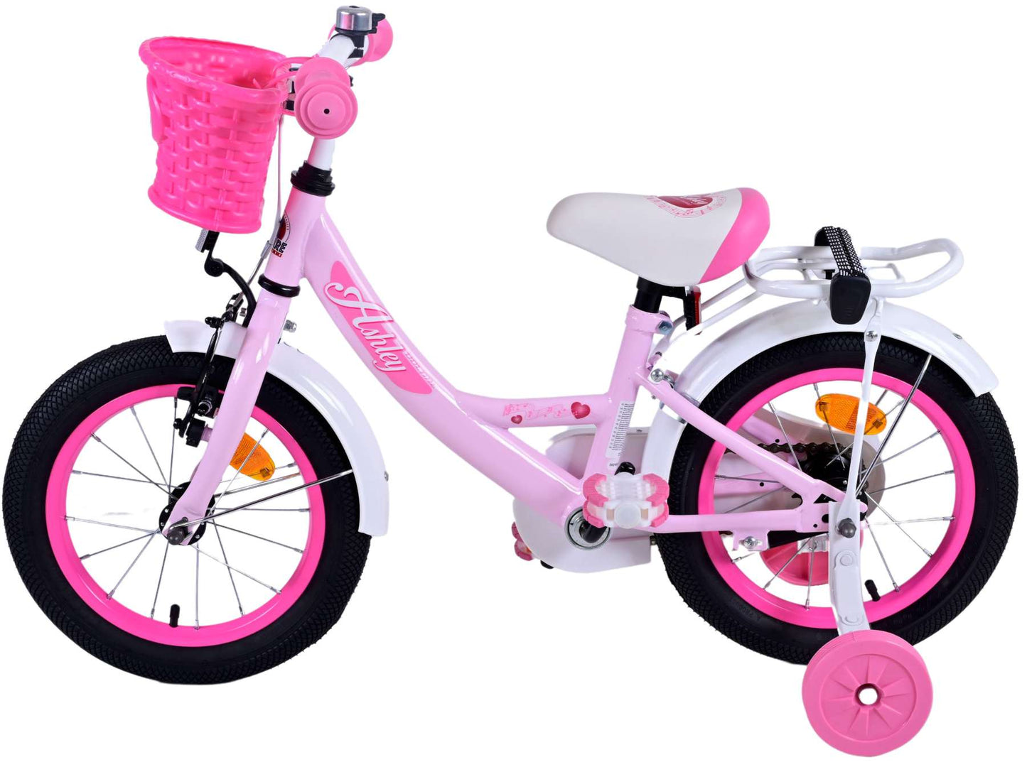 Bicycle per bambini di Vlatare Ashley - Girls - 14 pollici - Pink