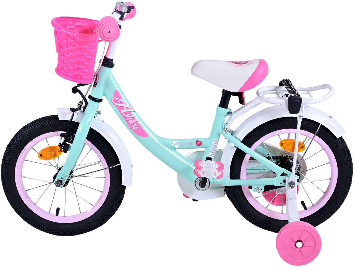 Bicycle per bambini di Vlatare Ashley - Girls - 14 pollici - Verde