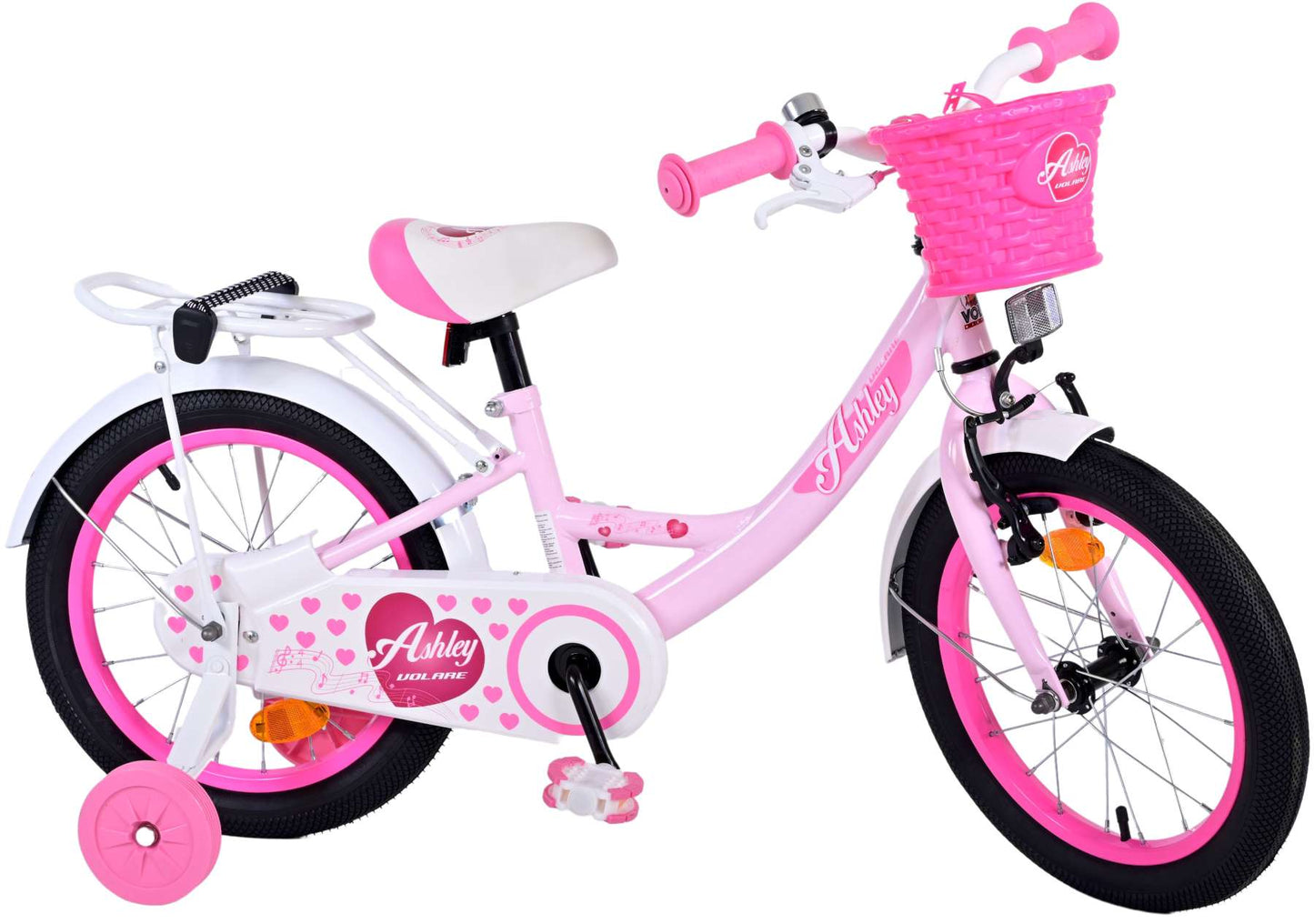 Volare Ashley Bicycle para niños - niñas - 16 pulgadas - rosa