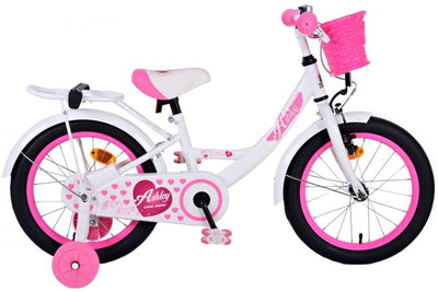 Bike per bambini di Vlatare Ashley - Girls - 16 pollici - Bianco