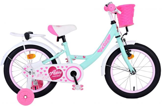 Bicicleta para niños de Vinare Ashley - Niñas - 16 pulgadas - Verde