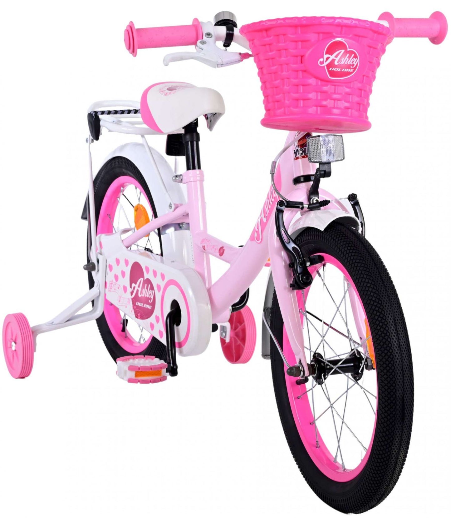 Volare Ashley Bicycle para niños - niñas - 16 pulgadas - rosa