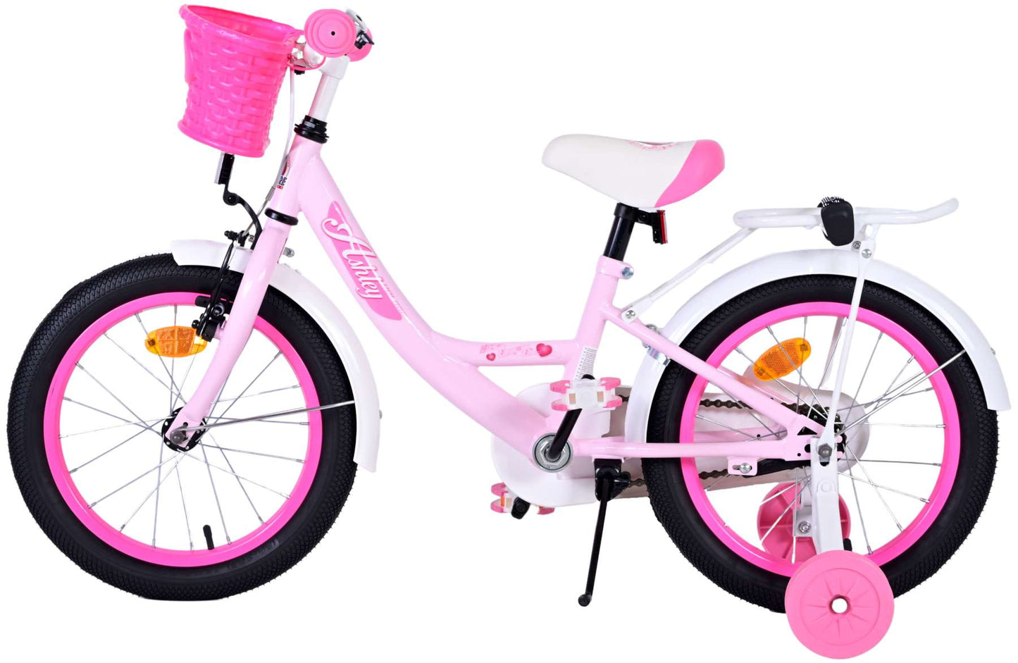 Volare Ashley Bicycle para niños - niñas - 16 pulgadas - rosa