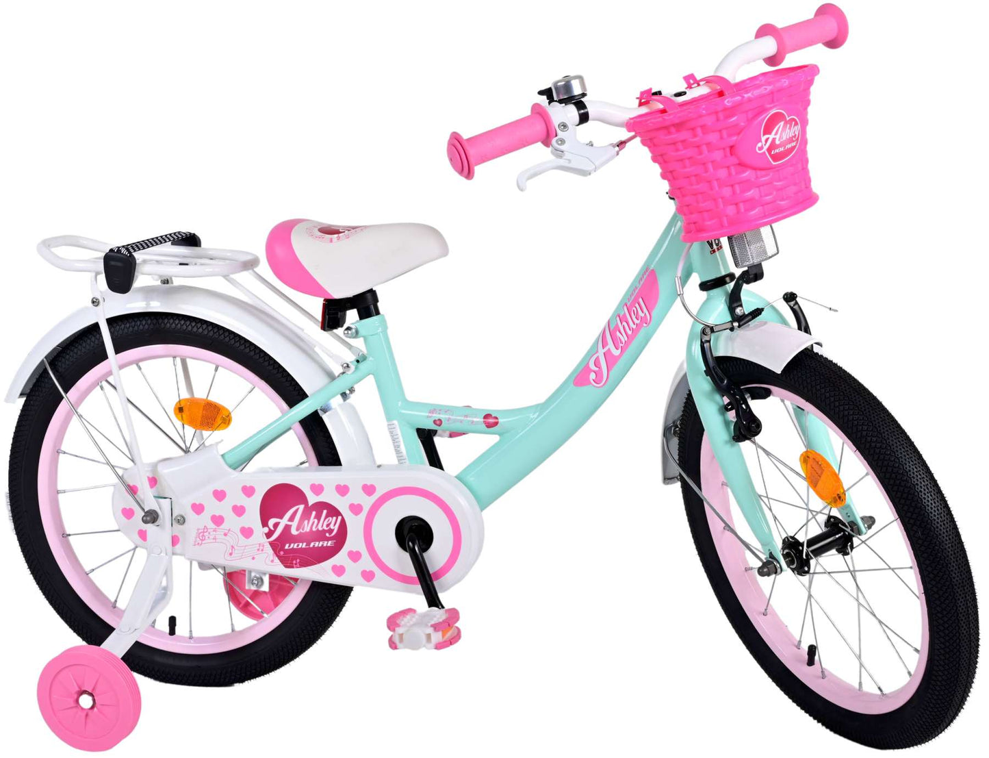 Bicycle per bambini di Vlatare Ashley - Girls - 18 pollici - Verde