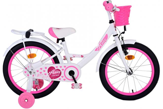 Bicycle per bambini di Vlatare Ashley - Girls - 18 pollici - Bianco