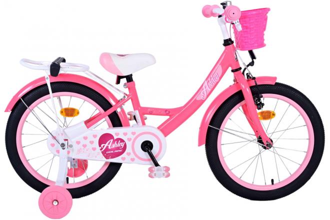 Bicycle per bambini di Vlatare Ashley - Girls - 18 pollici - Rosso rosa