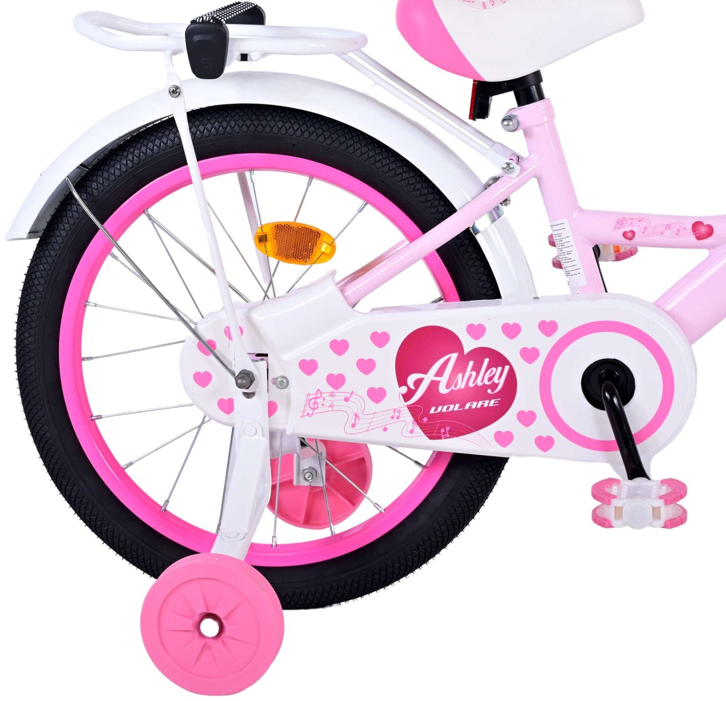 Bicycle per bambini di Vlatare Ashley - Girls - 18 pollici - Pink